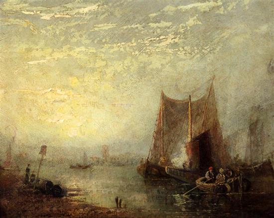 After J.M.W. Turner Evening Glow 14 x 17in.